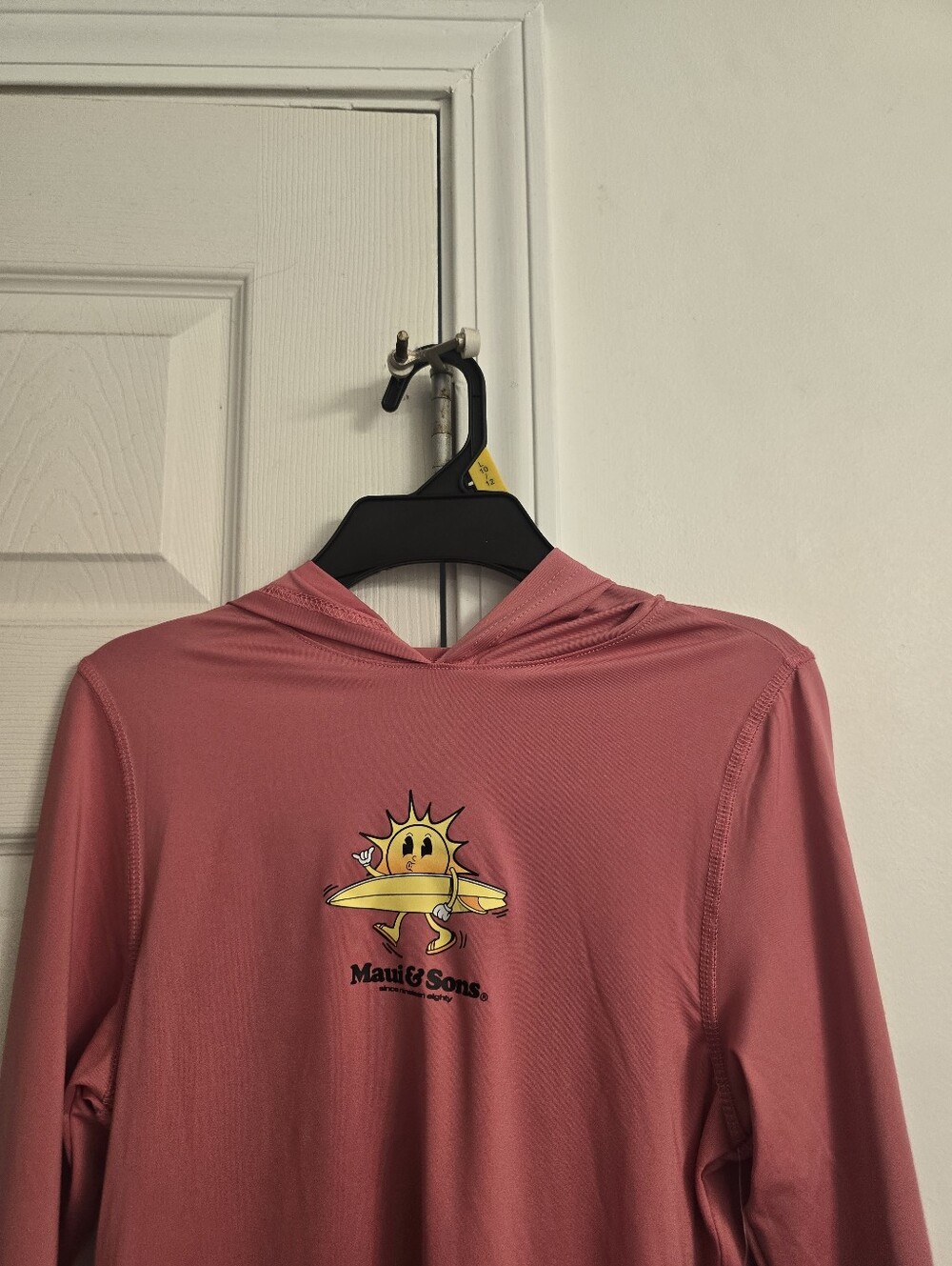 NWT! Maui And Sons Girls Coral Longsleeve 50+ UPF Protection Sun Shirt 10/12 - Picture 3 of 12
